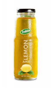 537 Trobico Lemom juice glass bottle 250ml